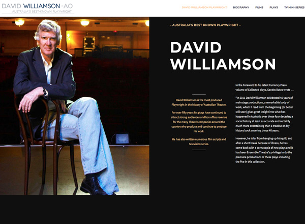 David Williamson Playwright